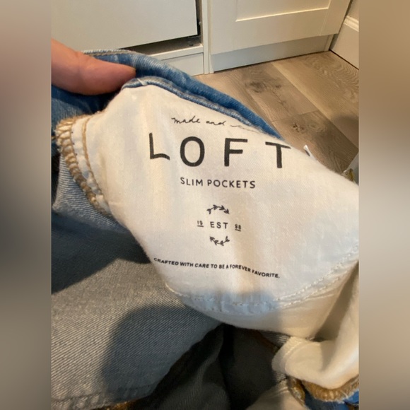 LOFT - High Waist Straight Crop Jeans - NWOT - Picture 7 of 8